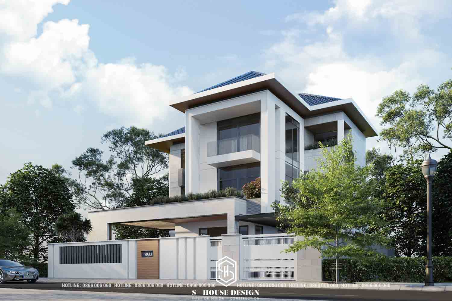 Thiết kế kiến trúc Villa Anh Văn
